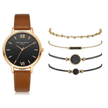 Load image into Gallery viewer, Top Style FLuxury High Fashion Women's Luxury Leather Band Analog Quartz Wrist Watch Ladies Watch For Women and Girls