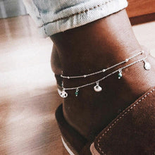 将图片加载到图库查看器,Luxury Bohemian Star Shell Ankle Bracelet Foot Jewelry Brecelet Simple Shell Anklets for Women Summer Style