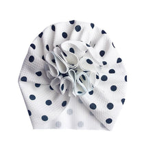将图片加载到图库查看器,Cute Flower Headband Turban Soft Beanie Hat Infant Toddler Headwear Baby Hair Accessories for Newborn Baby