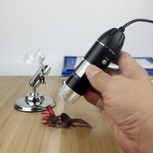 Load image into Gallery viewer, Adjustable 1600X 2MP 8 LED Digital Microscope Handheld Portable Digital USB Magnifier Electronic HD Magnification Endoscope