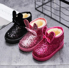 将图片加载到图库查看器,Warm Kids Snow Boots For Children New Toddler Winter Princess Cartoon Shoes Non-slip Flat Round Toe Girls Baby Lovely Boots