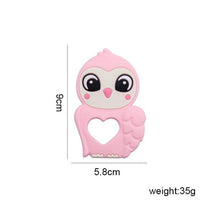 Load image into Gallery viewer, Silicone Baby Teether Toddler Toy, Stroller Accessories For Pacifier Chain Owl Food Grade Toys Baby Teether