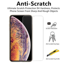 Load image into Gallery viewer, 3PCS Transparent Protective Glass For iPhone 13 12 11 X XS Max Mini XR Tempered Glass For iPhone 7 8 6 Plus SE Screen Protector Scratch Resistant Screen Guard 9H Hardness Screen Protector