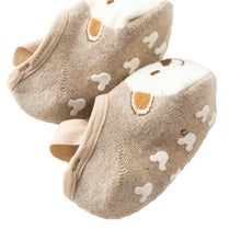 将图片加载到图库查看器,Luxury Modern Baby Socks Infant Walk Socks Toddler Floor Non-slip Cute Cotton Shoes 6 Colors Polyester Socks For Kids