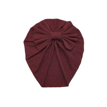 Load image into Gallery viewer, Luxury Modern Baby Headband Hat Bowknot Print Cotton Stretchy Turban Headband Infant Head Wrap Beanie Hat For Babies and Kids