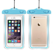Load image into Gallery viewer, Colorful Pouch Universal Waterproof Cell Phones Useful Dropping Convenient To Use Lightweight Portable Bags Plastic Waterproof Underwater Pouch for Mobile Phone Case & Strap 3.5 -6 inch