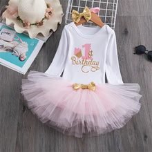 将图片加载到图库查看器,Modern New Tutu Dress Toddler Girls 1st Birthday Party Outfits Princess Costumes for 12 months Girls