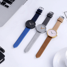 将图片加载到图库查看器,Modern Women Watch Gray Contrast Quartz Watch For Watch Lovers Unisex Casual Modern Style