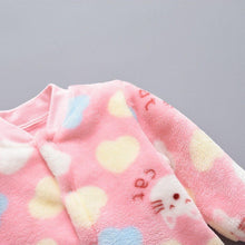 Load image into Gallery viewer, Newborn Infant Baby Jumpsuit Children Cartoon Animal Fleece Warm Romper Jumpsuit for baby Boy Girls Plush Material