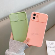 Load image into Gallery viewer, Modern Slide Camera Protector Phone Case On For Iphone 13 Pro 11 12 13pro Max Mini Iphone13 12pro Silicone Silicone Shockproof Phone Case Drop Protection Back Cover For Smartphone