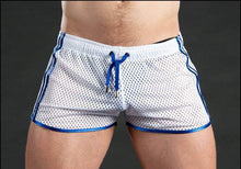 Load image into Gallery viewer, New Gym Men's Sport Running Shorts Quick Dry grid Workout Short Pants GYM Wear Men Soccer Tennis Training Beach Swim Shorts Men's Boxer Shorts Ice Silk Mesh Underwear Breathable Basic Boxer Briefs Underpants Sports Shorts