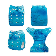将图片加载到图库查看器,ModernLuxury Printed Baby Cloth Diaper Reusable Cloth Nappy Snap Adjustable Pocket Diaper Nappies For Baby Kids