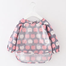 将图片加载到图库查看器,Modern Luxury NEW Baby Cute Cartoon Waterproof Long Sleeve Apron Baby Feeding Bib for Children Baby and Kids