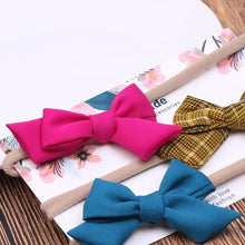 将图片加载到图库查看器,Cute Bow Baby Headband for Girl Nylon Head Bands Turban Newborn Headbands Hairbands for Kids Baby Hair Accessories For Baby