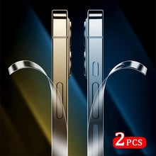 将图片加载到图库查看器,2Pcs Rim Film for iPhone 14 13 pro max 11Pro XR XS HD Transparent Phone Side Film Protective Ultra-Thin Case Tempered Glass Side Protector for iPhone