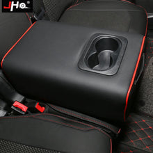 Load image into Gallery viewer, JHO Second Row Rear Central Armrest Box w/ Cup Holder Arm Rest for Ford Explorer 2011-2018 2013 2014 15 16 17 18 Car Accessories
