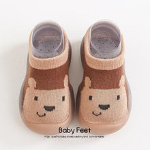 将图片加载到图库查看器,Baby Shoes First Shoes Toddler First Walkers Boy Soft Sole Rubber Outdoor Baby Shoes Cute Animal Baby Anti-slip Booties