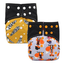 Load image into Gallery viewer, All-In-One Cloth Diaper for Baby Bamboo Charcoal Eco-friendly Baby Cloth Diaper