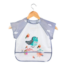 Load image into Gallery viewer, Baby Bibs Cotton Cartoon Children Accessories Short Sleeve Eco Friendly Waterproof Washable Clothing Bib for Kids