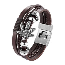 将图片加载到图库查看器,Trendy Modern Jewelry Leather Bracelet Men Braided Multilayer Anchor Bracelets Ladies Rope Chain for Male Jewelry Classic Style