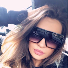 Load image into Gallery viewer, Oversized Modern Luxury Big Frame Square Women Sunglasses New Brand Designer With UV400 Protection Sunglasses oculos masculino