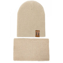Load image into Gallery viewer, Modern Baby Set Hat Cap and Scrif And Snood Warm Hat Scarf Caps Scarves Knit Hats For Kids