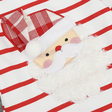 Load image into Gallery viewer, Baby Girl Dress Winter Warm Clothes Toddler Long Sleeve Stripe Christmas Ruffle Dress Unique Design
