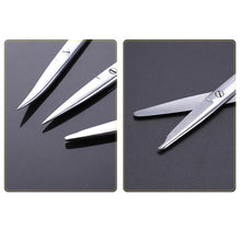 Load image into Gallery viewer, Animal Veterinary Vet Medical Stainless Steel Surgical Scissors Straight curved Tip Haircut Eyebrow Trimming Scissors Farming