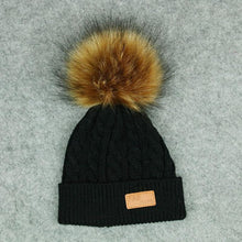 Load image into Gallery viewer, New Fashion Children Winter Caps For Baby Kids Girl Solid Knitted Thick And Modern Caps