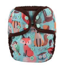 Load image into Gallery viewer, One Size Baby Cloth Diaper Cover Nappy Waterproof Double Gusset Design Adjustable Diapers For Babies