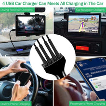 Load image into Gallery viewer, 30W 4 Ports Car Charger Quick Charge 3.0 Dual USB Adapter Fast Charging For Smartphones Car-Charger Gadgets