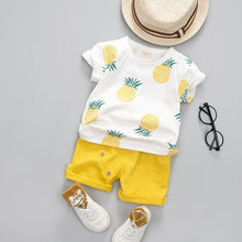 Load image into Gallery viewer, Fashion Infant Clothing Set for Boys and Girls Cute Summer Casual Clothes Set Top+Shorts Kids Clothes Summer Edition T shirt and Pants Set