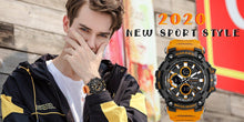 Load image into Gallery viewer, Digital Mens Sports Waterproof 50 M Watches With Auto Date relogio masculino Army Military Sports Unisex Watch