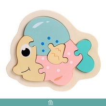 将图片加载到图库查看器,Wooden Children Colorful Animal Stevvex Puzzle for Toddler Creative Puzzle Early Educational Toys for Boys and Girls 2-4
