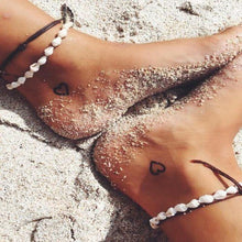 将图片加载到图库查看器,Luxury Bohemian Star Shell Ankle Bracelet Foot Jewelry Brecelet Simple Shell Anklets for Women Summer Style