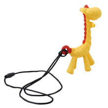 Load image into Gallery viewer, Unique Cute Cartoon Giraffe Shape Baby Teether Silicone Teething Toy New Hanging Toy For Baby Activity