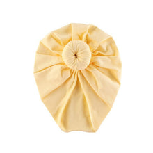 Load image into Gallery viewer, Infant Baby Headbands Solid Cotton Knot Turban Headband For Girls Beanie Hat Headwear For Girls