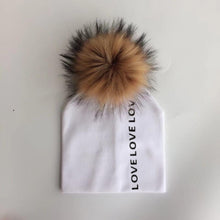 将图片加载到图库查看器,Newborn Kids Cotton Hats Cap With Pom Children's Hat Boy Accessories Toddler Caps