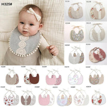 将图片加载到图库查看器,Newborn Baby Boys Girls Cute Saliva Towel Feed e Cotton Bibs Dribble Scarf For Baby Kids