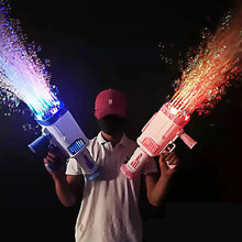 Load image into Gallery viewer, Hot Kids Gatling Bubble Gun Toy 64-Hole Charging Electric Automatic Bubble Machine Summer Outdoor Soap Water Children Toys