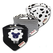将图片加载到图库查看器,Cartoon Cotton Newborn Baby Boys and Girls Bibs Baby Towel Scarf Children Cravat Infant Kids Scarf