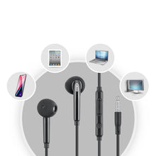 Load image into Gallery viewer, Wired Earphones 1.2mm Stereo Headphone Music Sport Headset with Microphone for Cell Phones Hot Sale