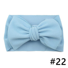 Load image into Gallery viewer, Baby Girls Headband Big Bow Hair Band Kids Adjustable Head Wrap Turban Infant Hair Accessories