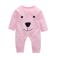 将图片加载到图库查看器,Newborn Baby Boys Girls Rompers cute Animal Printed Long Sleeve Winter Cotton Kid Jumpsuit Playsuit Outfits Clothing
