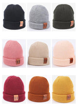将图片加载到图库查看器,Warm Baby Winter Hat for Kids Beanie Knit Children Hats for Girls & Boys Baby Cap For Kids and Mother/Dad