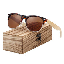 Load image into Gallery viewer, Brand Bamboo Handmade Luxury Polarized Modern and Retro Wood Sunglasses for Men and Women With UV400 Protection