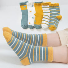 Load image into Gallery viewer, 5 Pairs Infant Cotton Mesh Cute Newborn Casual Socks For Boys Girls Durable Comfortable Sock