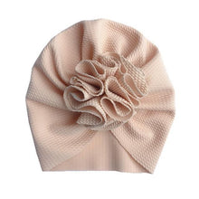 Load image into Gallery viewer, Flower Baby Hat Soft Cotton Hat Turban for Baby Girl Infant Toddler Newborn Baby Cap Headwraps