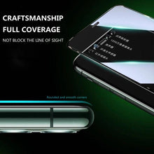 Load image into Gallery viewer, 3Pcs Dust Net Protective Glass For iPhone 13 12 11 Pro XS Max XR 12 Mini Full Cover Protector Tempered Glass on iphone 13 14 Pro Soft Flexible Ceramic Film Screen Protector Compatible with iPhone