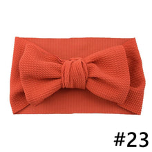 Load image into Gallery viewer, Baby Girls Headband Big Bow Hair Band Kids Adjustable Head Wrap Turban Infant Hair Accessories